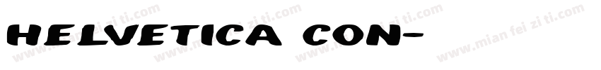 helvetica con字体转换